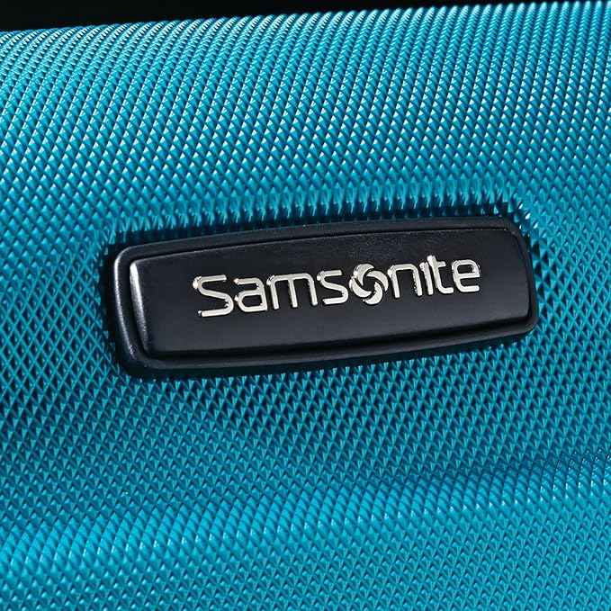 Samsonite Omni PC Hardside Expandable Luggage with Spinner Wheels, Caribbean Blue, 2-Piece Set (20/28)