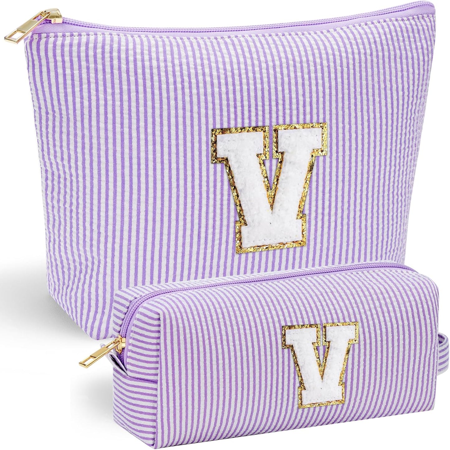 YOOLIFE Makeup Bag for Women - Personalized Makeup Pouch for Girlfriend Bridesmaid Wife | Travel Toiletry Bag for Her Mom | Skin Care Bag Birthday Gift for Sister Friend Mini Makeup Bag Sweet 16 Gifts - Roamly