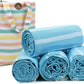 HILLFAIR Cotton Turkish Beach Towels, Quick Dry Lightweight Sand Free Peshtemal Towel for Bath Swim Yoga Pool Travel, Beach Accessories, Oversized Cotton Turkish Towels (39 x 72 inch- 4 Pack Sky)