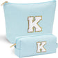 YOOLIFE Teen Girl Gifts Trendy Stuff | Cute Makeup Bag for Girls - Cosmetic Bags for Women | Initial Make Up Bag | Personalized Gifts for Women Friends | Skin Care Bag | Christmas Gifts for Girls K - Roamly