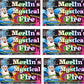 Merlin's Mystical Fire Color Changing Packets- Pack of 6, 0.882 oz Each- Long Lasting Enchanted Multi-Color Magical Flames- Flame Color Changer for Fire Pits & Outdoor Fireplaces- Campfire Accessories