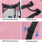 BALEINE 120L Laundry Bag Backpack, 900D Oxford Fabric Large Travel Laundry Bags with Shoulder Straps and 2 Mesh Pockets for College Dorm, Apartment, Laundromat (Pink, 120L)