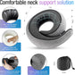 Travel Pillows for Airplanes, Neck Pillow for Traveling Using Memory Foam 360°Support Neck Comfort Relief Neck Pain Convenient Storage, Suitable for Airplanes, Office, Cars, Sleeping (Grey)