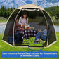 Alvantor Pop Up Screen House Gazebo with Mosquito Netting, Instant UV Resistant Sun Shelter for Patio & Backyard, Portable Canopy Tent for 2-10 Person