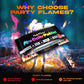 Magic Campfire Fire Color Changing Packets for Fire Pit (4 Pack) Outdoor Fireplaces & Bonfires, Rainbow Colored Flames - Perfect Camping Essential & Accessories - Must Have for Kids & Adults