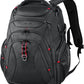 KROSER Travel Laptop Backpack 17.3 Inch XL Computer Backpack with Hard Shell Saferoom RFID Pockets Water-Repellent Business College Daypack Stylish Bag for Men/Women-Black - Roamly