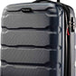 Samsonite Omni PC Hardside Expandable Luggage with Spinner Wheels, Navy, Checked-Large 28-Inch