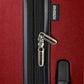American Tourister Westridge Hardside Luggage Set with Spinner Wheels, Holly Red, 3PC Set (CO/M/L)