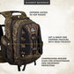 Insights Hunting by frogg toggs - The Element, Heavy Duty 1,831 Cubic Inch Hiking Fishing Camping Hunting Backpack, Mossy Oak Bottomland - Roamly
