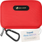 KeepGoing Travel First Aid Kit for Car, Home, Hiking, Camping and Outdoor Emergencies - First Aid Kit Travel Size TSA-Approved