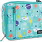 PackIt Freezable Classic Lunch Box, Happy Clouds, Built with ECOFREEZE Technology, Fully Freezable, Collapsible, Reusable, With Zip Front Pocket and Buckle Handle, Designed for Fresh Lunch On the Go