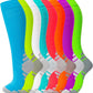 fenglaoda 8 Pairs Compression Socks for Men & Women 20-30 mmHg Knee High Nurse Pregnant Running Medical and Travel Athletic