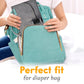 Kopi Baby Portable Diaper Changing Pad - Baby Diaper Changer Travel Bag with Wipes Pocket, Smart Design Portable Changing Mat, Infant Travel Station Kit, Gift for Newborn Girl & Boy - Grey, Premium