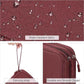 FYY Electronic Organizer, Extra Large Travel Cable Organizer Bag Pouch Portable Waterproof Double Layers All-in-One Storage Bag for iPad, Cable, Power Bank, Laptop Charger for Office/Home, Wine Red
