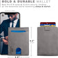 SERMAN BRANDS RFID Blocking Slim Bifold Genuine Leather Thin Minimalist Front Pocket Wallets for Men Billfold Wallet Men Gift