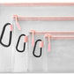 GOBAGS Air Production Multi‑Size Clear Zipper Pouch (4‑Pack) – Cable Organizer & Travel Gear Bag for Electronics, Camera Accessories, Tool Pouch & Small Tech Storage (Pink)