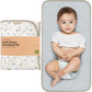KeaBabies Portable Diaper Changing Pad, Easy Wipe Clean - Foldable Waterproof Baby Changing Mat for Diaper Bag, Compact, Lightweight, 25x13 Baby Changer Travel Essential, Machine Washable (Prairie)
