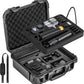 Hard Case Organizer For Gopro Hero 13/12/11/10/9/8 Media Mod/Volta/Protective Housing/Chest Mount Creator Edition/Handler Dual Battery Charger Accessories Waterproof Travel Storage Carrying Case