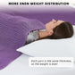 L'AGRATY Knitted Weighted Blanket - 48"x72" 12lbs Cooling Chunky Knit Heavy Blanket for Adults Braided Crochet Throw Thick Cable Yarn Knit Decorative No Beads Evenly Weighted Machine Washable