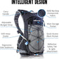 Vibrelli Hydration Backpack & 2L Hydration Bladder - High Flow Bite Valve - Hydration Pack for Cycling, Running, Hiking