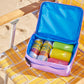 PackIt Freezable Classic Lunch Box, Lavender, Built with ECOFREEZE Technology, Fully Freezable, Collapsible, Reusable, With Zip Front Pocket and Buckle Handle, Designed for Fresh Lunch On the Go