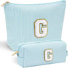 YOOLIFE Gifts for Women & Girls, Teen & Birthday Gifts, Personalized Initial Makeup Bag - Roamly