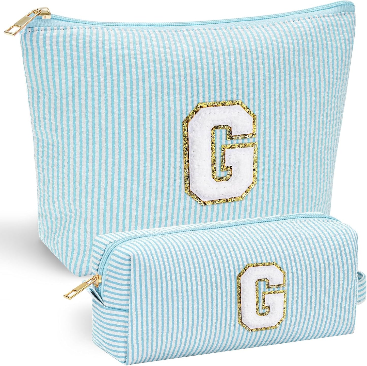 YOOLIFE Gifts for Women & Girls, Teen & Birthday Gifts, Personalized Initial Makeup Bag - Roamly
