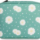 PackIt Freezable Classic Lunch Box, Daisy Sage, Built with ECOFREEZE Technology, Collapsible, Reusable, Zip Closure With Zip Front Pocket and Buckle Handle, Designed for Fresh Lunch On the Go