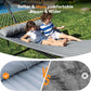 Double Hammock with Spreader Bar,Soft Pillow,Max Load 500lbs,Portable Hammock for Outdoor,Camping,and Backyard,Dark Gray