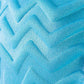 Bucky Ultralight Travel & Sleep Chevron Eye Mask, Blue Jade, One Size