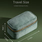 TAIMY Mini Jewelry Travel Case, Velvet Small Travel Jewelry Box, Portable Jewelry Travel Organizer Box for Rings Earrings Necklaces, Gifts for Women Girls(Mint)