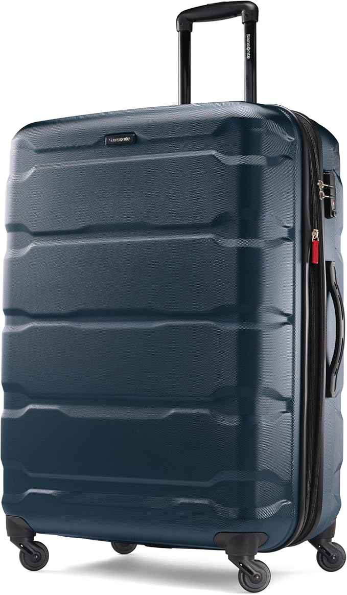 Samsonite Omni PC Hardside Expandable Luggage with Spinner Wheels, Teal, 2-Piece Set (20/28)