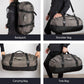 Ubon Large Duffel Bag Weekender Bags with Shoe Compartments 4-Way Sports Gym Backpack with Padded Straps Camping Traveling Duffle Bag - Roamly