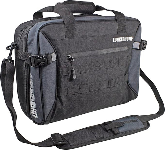 Lunkerhunt Fishing Tackle Sling Bag with Adjustable Strap - Water-Resistant TPE Fabric