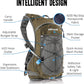 Vibrelli Hydration Backpack & 2L Hydration Bladder - High Flow Bite Valve - Hydration Pack for Cycling, Running, Hiking