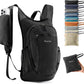 10L Small Hiking Backpack Travel Daypack Lightweight Packable Back Pack for Women Men(Black) - Roamly