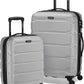 Samsonite Omni PC Hardside Expandable Luggage with Spinner Wheels, Silver, 2-Piece Set (20/24)