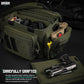 Savior Equipment Specialist Series Tactical Triple Pistol Shooting Range Hunting Duffle Bag Gun Carrying Case, Rigid Compartment Frame, Lockable Zippers