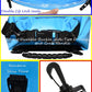 Freegrace Waterproof Dry Bags Set of 3 Dry Bag with 2 Zip Lock Seals & Detachable Shoulder Strap, Waist Pouch & Phone Case - Can Be Submerged Into Water (Sky Blue, 20L)