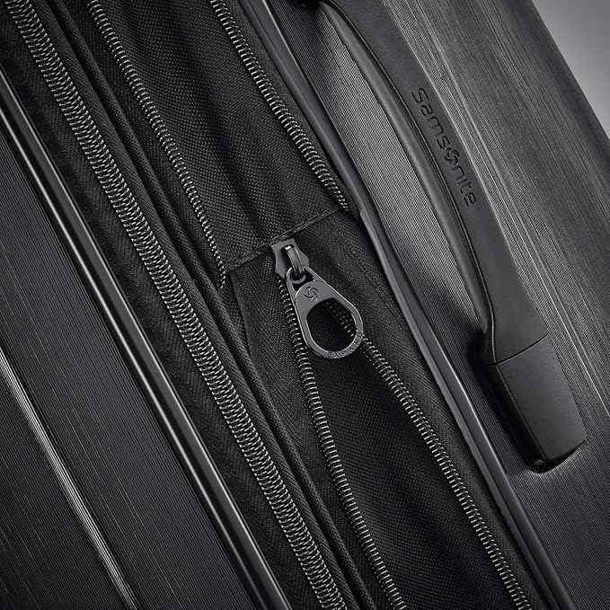 Samsonite Centric 2 Hardside Expandable Luggage with Spinner Wheels, Black, Carry-On 20-Inch