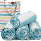 HILLFAIR Cotton Turkish Beach Towels, Quick Dry Lightweight Sand Free Peshtemal Towel for Bath Swim Yoga Spa Travel, Beach Accessories, Oversized Cotton Turkish Towels (39 x 72 inch- 4 Pack Sea)