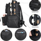 Fishing Tackle Backpack With Rod Holders, Large 40L Fishing Backpack for Camping, Hiking