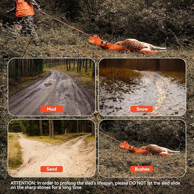 Scent Proof Bag & Deer Drag Sled - Buy Together to Save