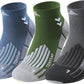 Compression Sport Running Socks: Athletic Socks for Men Women with Cushion,3 Pairs Work Hiking Basketball Ankle Socks
