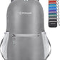 ZOMAKE Ultra Lightweight Hiking Backpack 20L, Packable Small Backpacks Water Resistant Daypack for Women Men(Silver Gray)