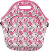 Sok It LunchTote Zippered Bag Insulated Neoprene Caddy (She Doesn't Even Ghost Here, X-Large 6.5 Quart Lunch Tote)