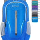 ZOMAKE Ultra Lightweight Packable Backpack 25L, Foldable Hiking Backpacks Water Resistant Small Folding Daypack for Travel(Dark Blue-NEW)