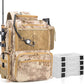 Rabjen Fishing Tackle Backpack with Rod Holders, Bottle Holder, Storage Bag Store Fishing Gear