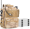 Rabjen Fishing Tackle Backpack with Rod Holders, Bottle Holder, Storage Bag Store Fishing Gear