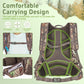 Hunting Backpack with Waterproof Rain Cover, 35L Hunting Backpacks for Men, Durable Large Capacity Hunting Day Pack with Rifle Bow Holder
